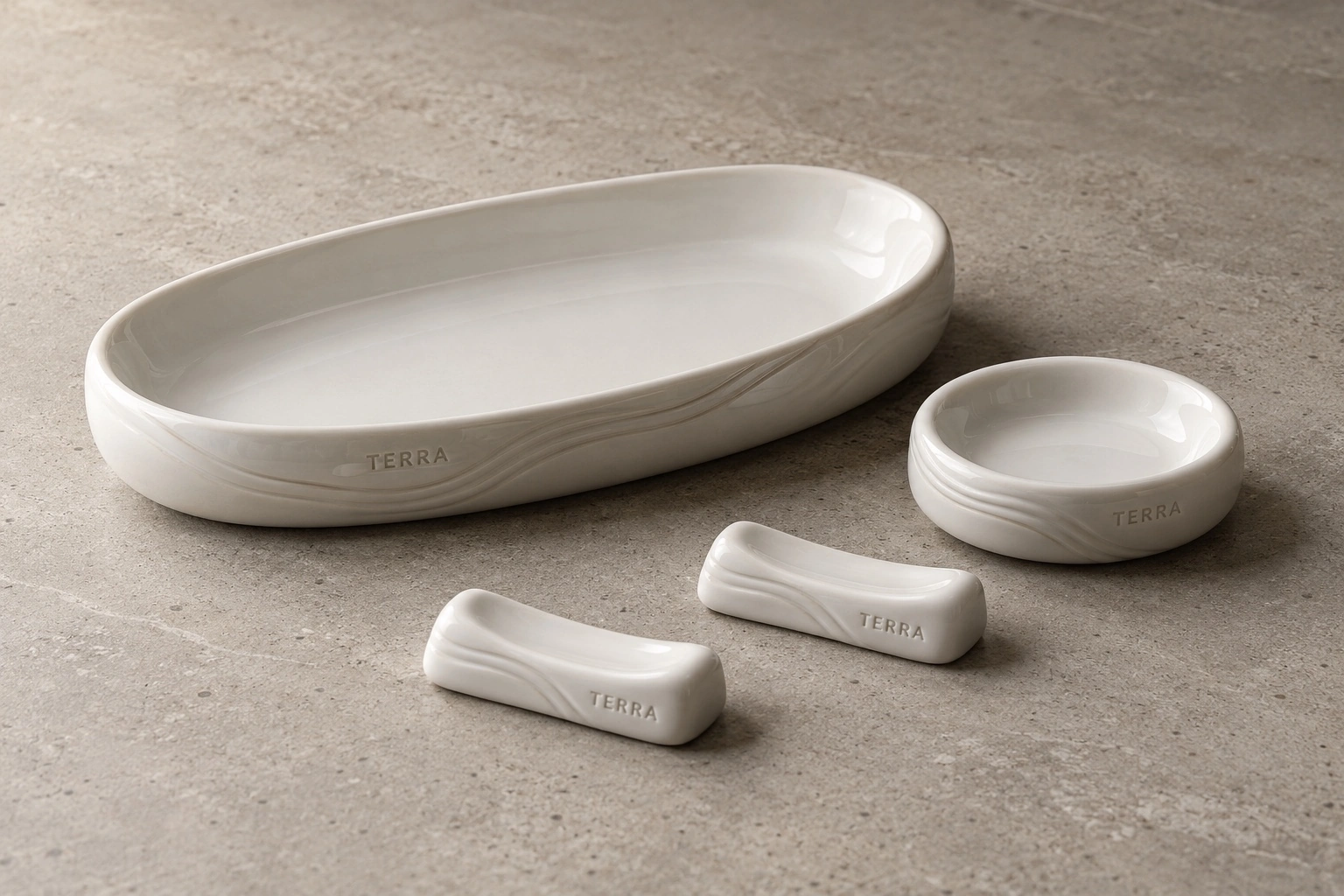 TERRA ceramic hospitality tableware set
